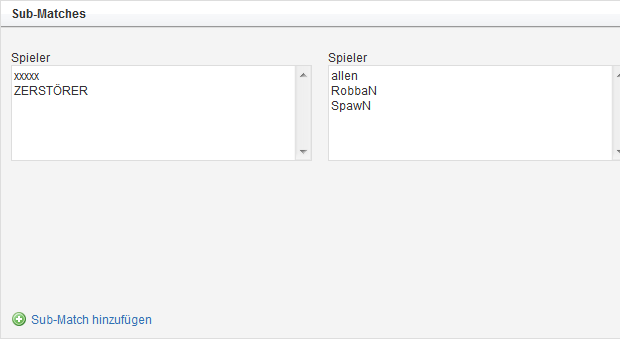 Abbildung: Matches - Submatches