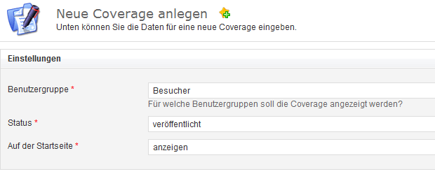 Abbildung: Coverages