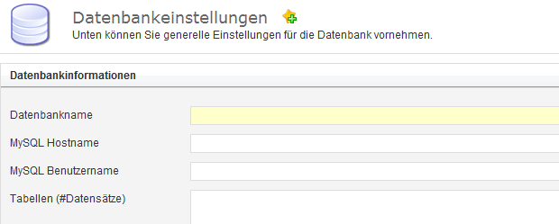 Abbildung: Datenbankverwaltung