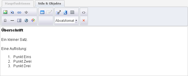Abbildung: Der Editor