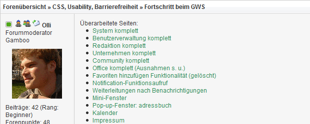 Abbildung: Postansicht