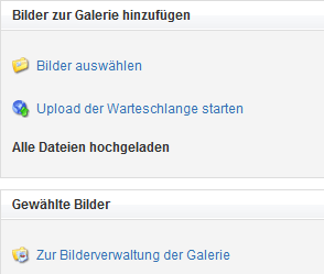 Abbildung: Bilderupload