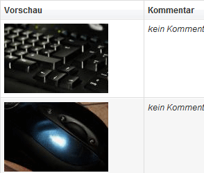 Abbildung: Galerieverwaltung