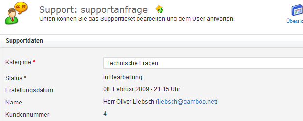 Abbildung: Support